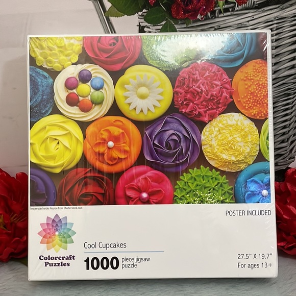 Cool Cupcakes 1000 Piece Puzzle - Picture 2 of 5